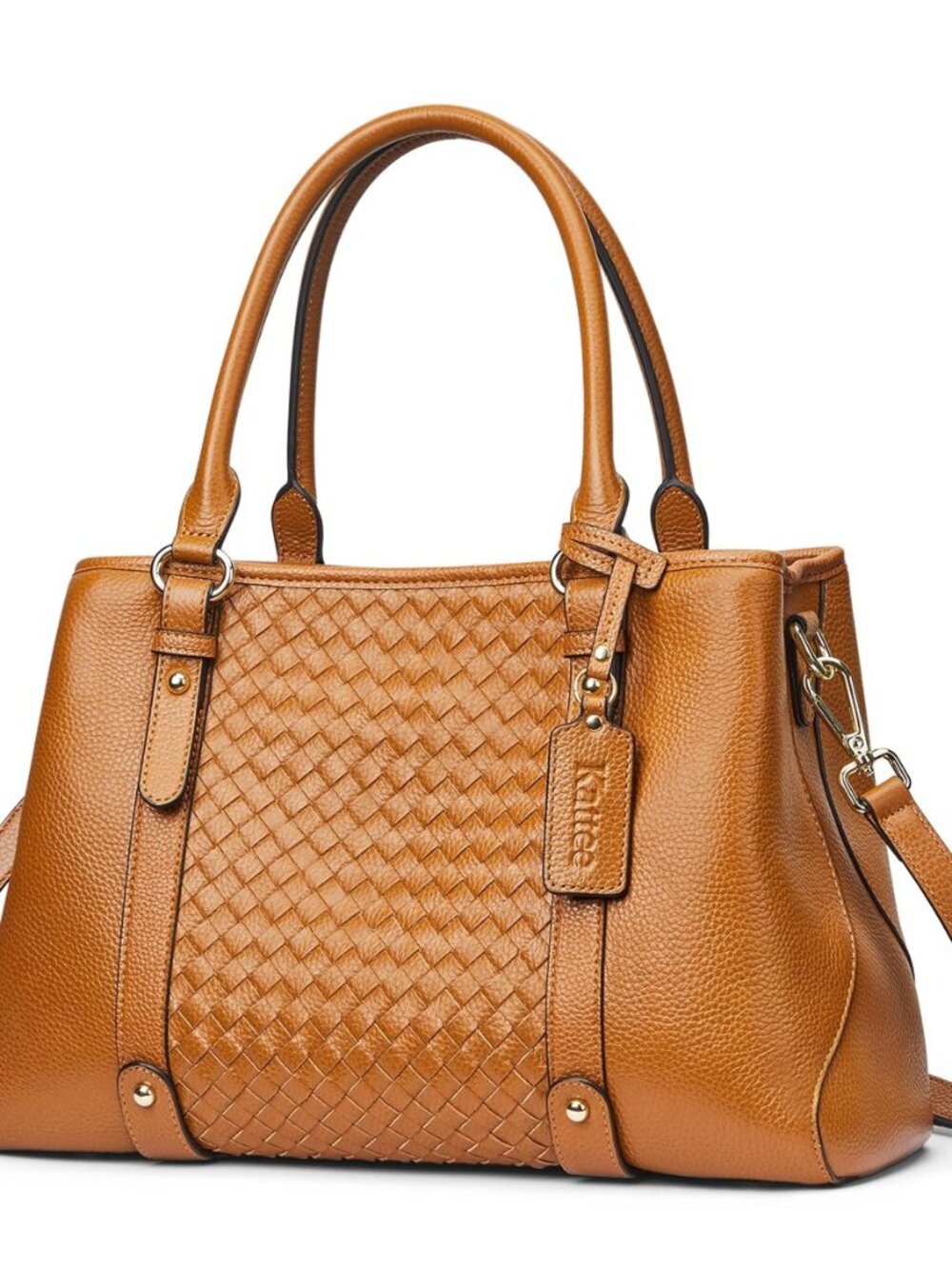 Women Soft Leather Satchel Top Handle Crossbody